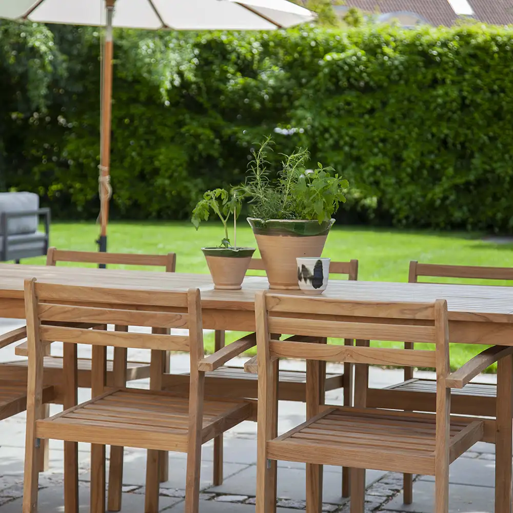 Oxford matbord 90x210 cm teak 