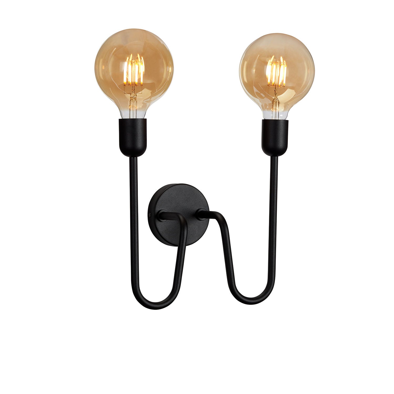 Belid, Regal Duo Vägglampett Svartstuktur