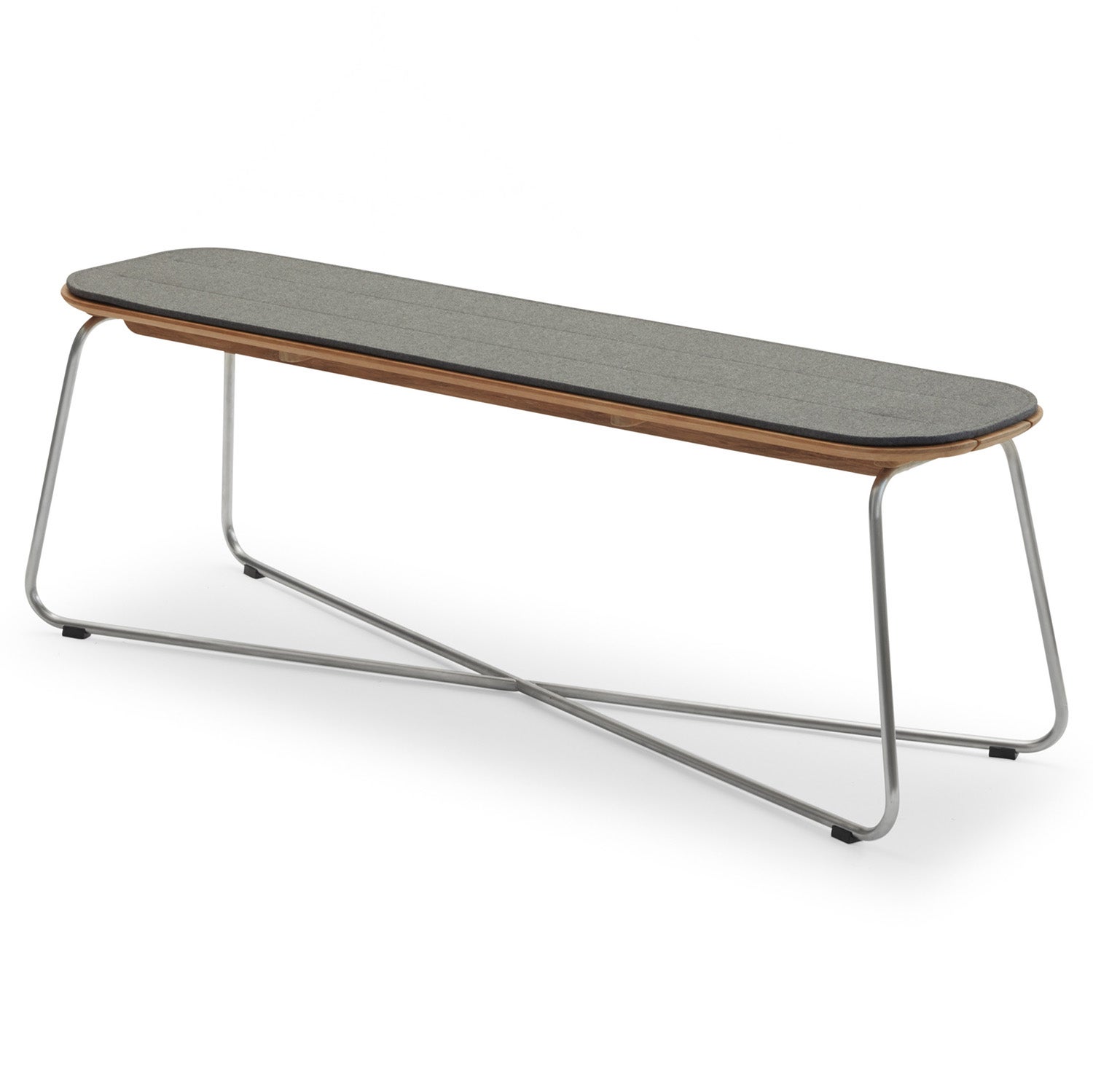 Skagerak, Lilium Bench Cushion Charcoal