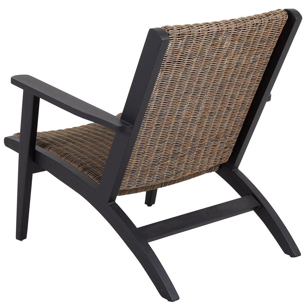 Kira fåtölj svart/rustik