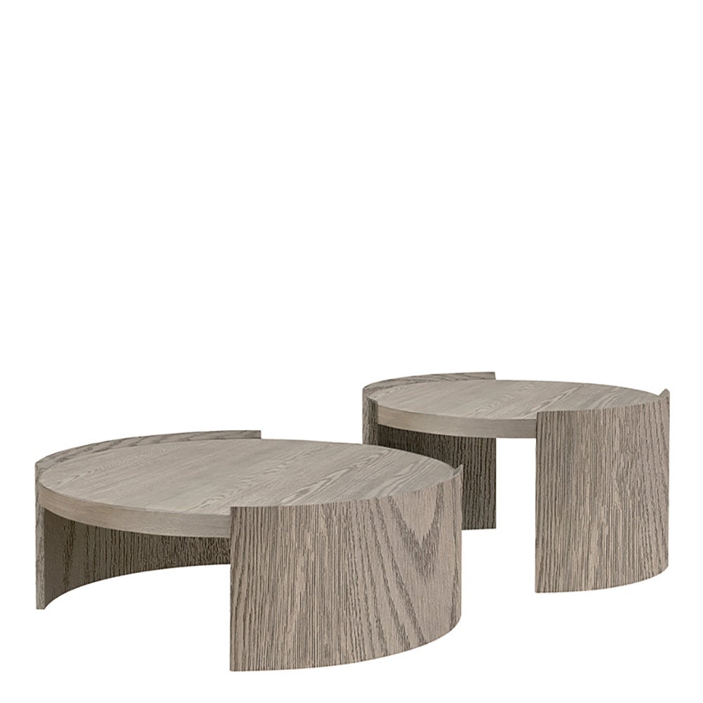 OAKLAND soffbord Ø 100 Antikgrå