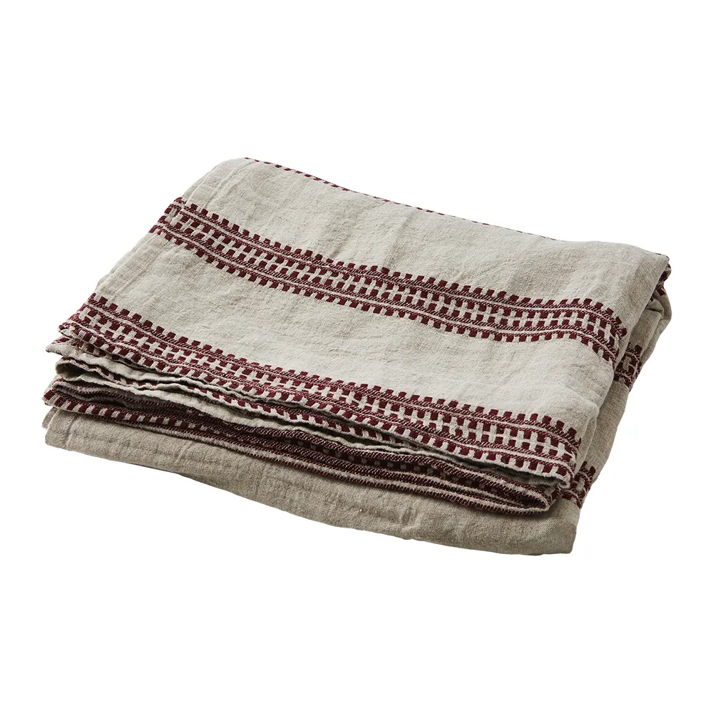 Affari of Sweden, NOEL Bordsduk röd/lingrå