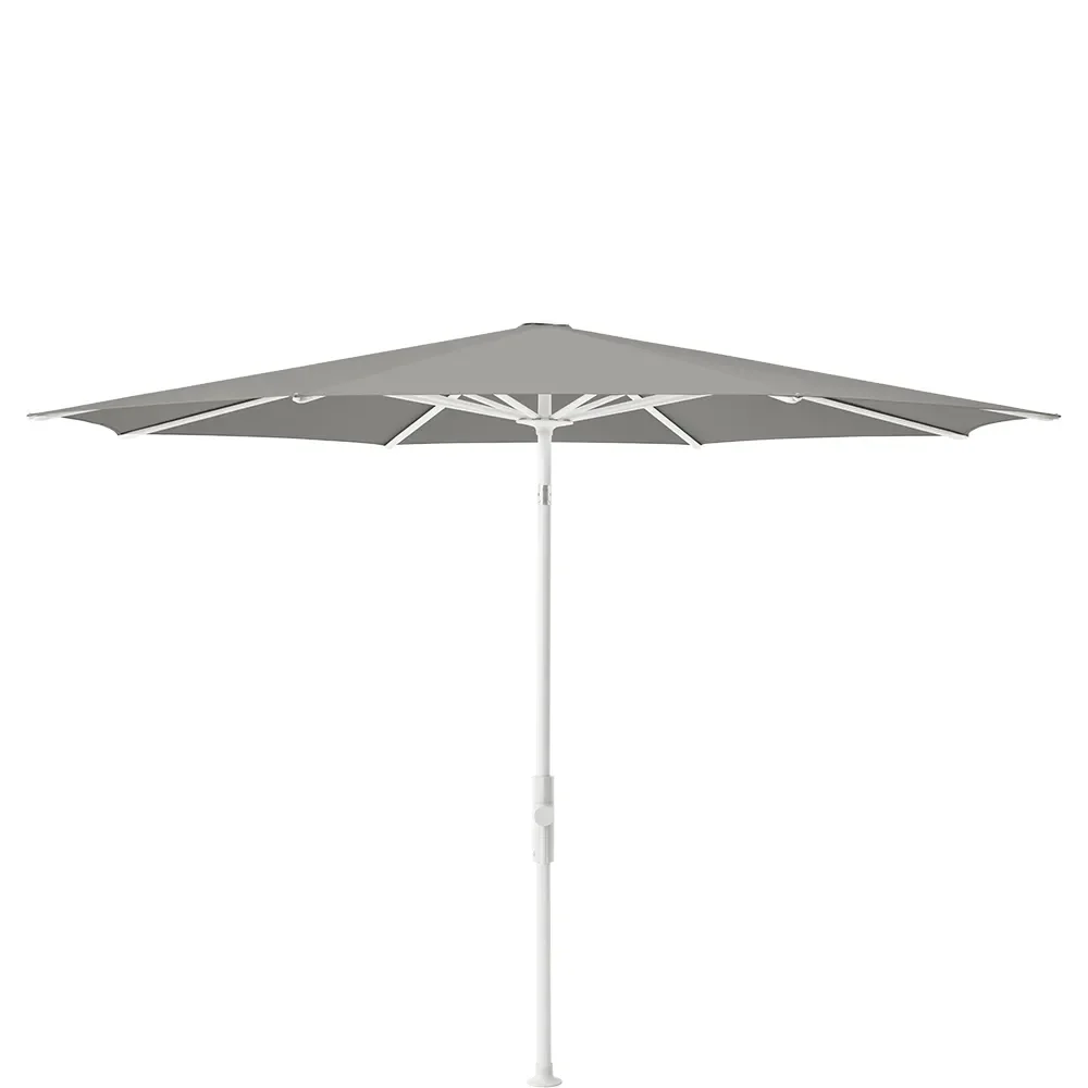 Glatz, Twist 270 cm parasoll matt white Kat.4 420 Smoke