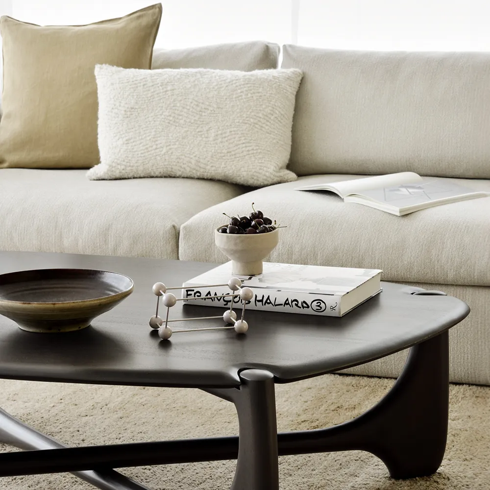 Kuddfodral Wave 60x40 cm Off-white