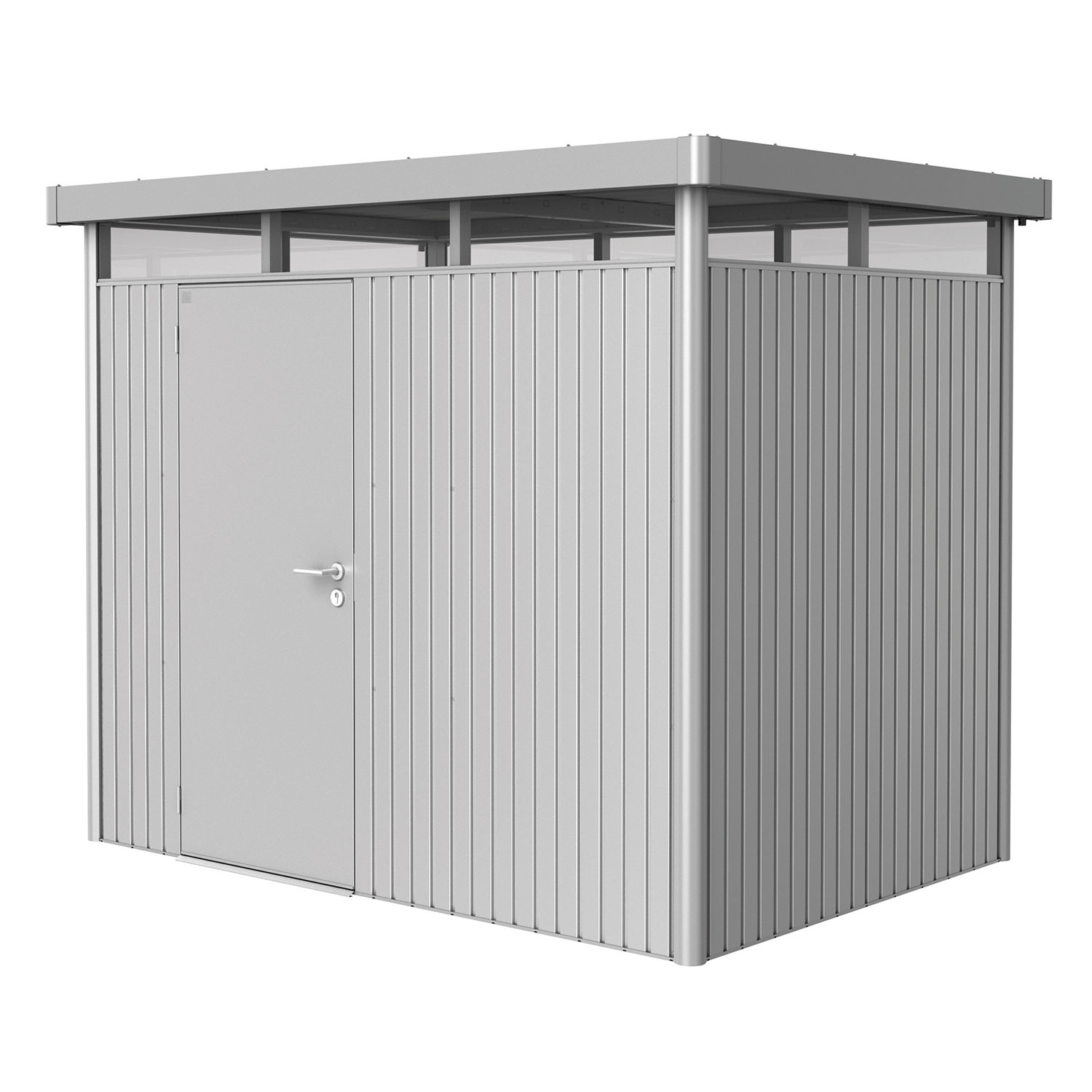 Biohort, Highline Trädgårdsskjul storlek h2 metallic silver Biohort