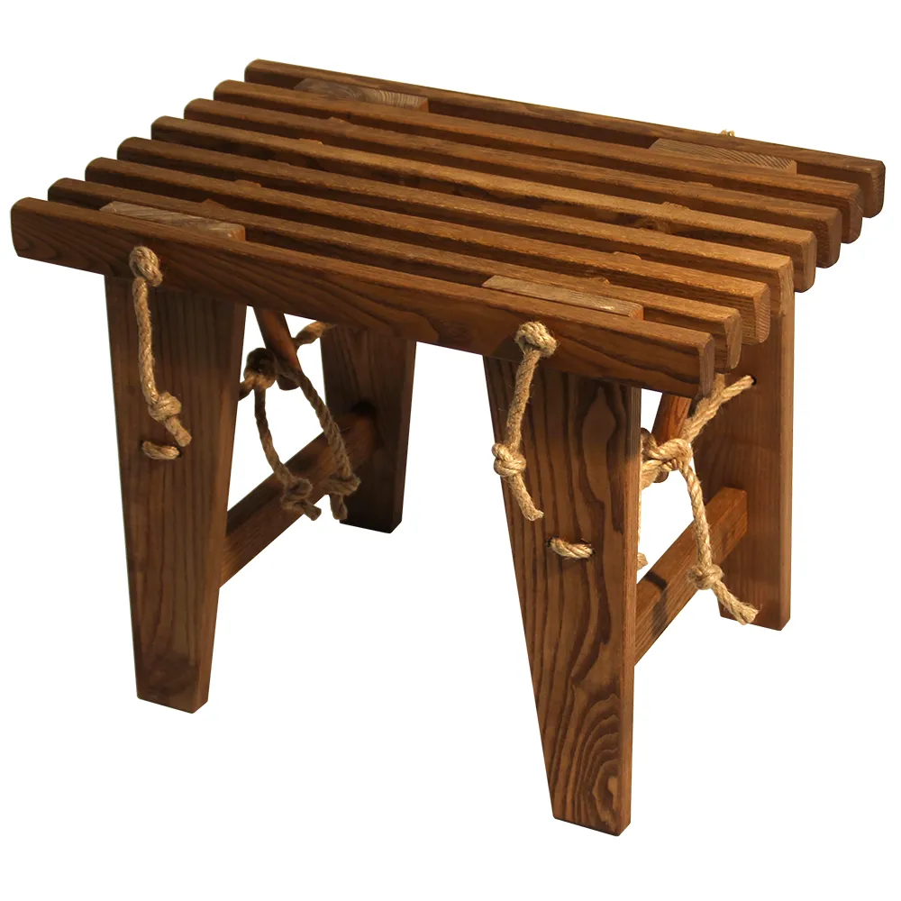 Ecobench 60 cm Ask oljad brun