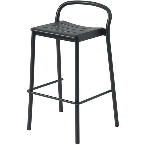 Linear Steel Barstol Anthracite Black 