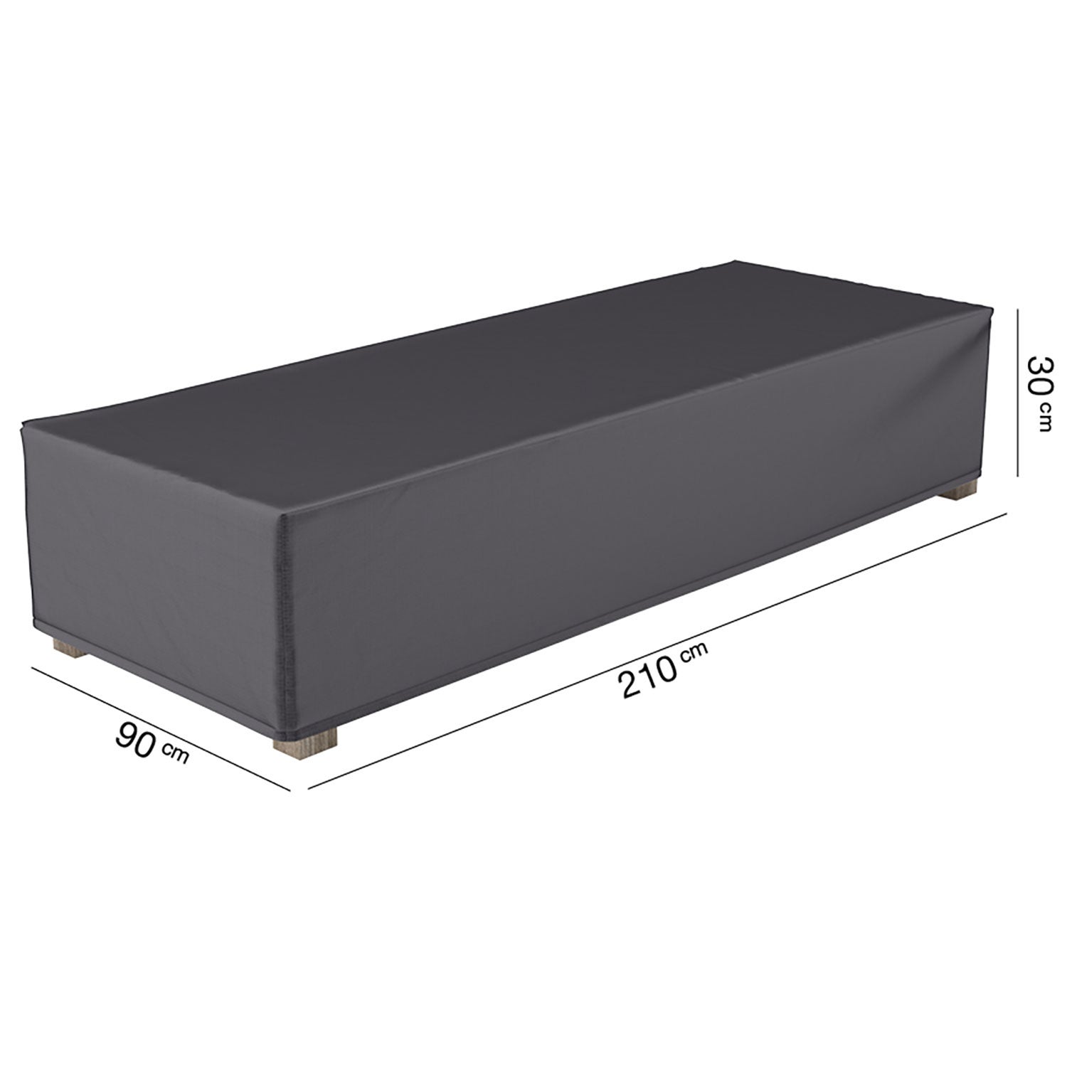 Möbelskydd till solsäng 90x210 cm 