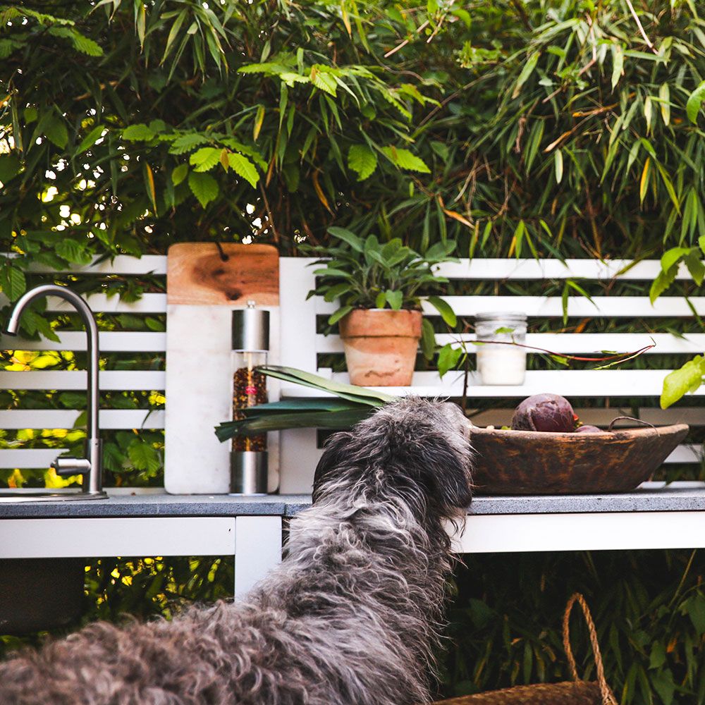 Bellac utekök hörndel vit 
