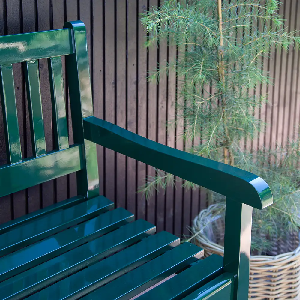 Brighton bänk 150 cm grön