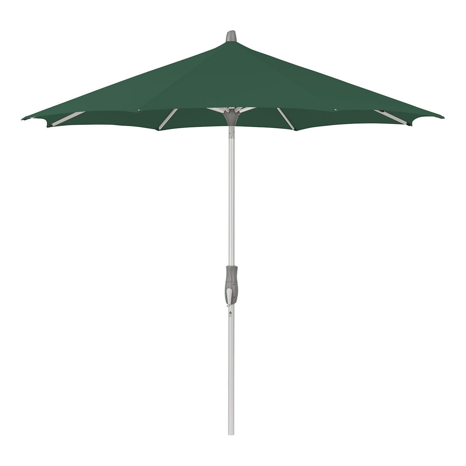 Glatz Alu-twist parasoll 270 cm kat.5 521 aloe