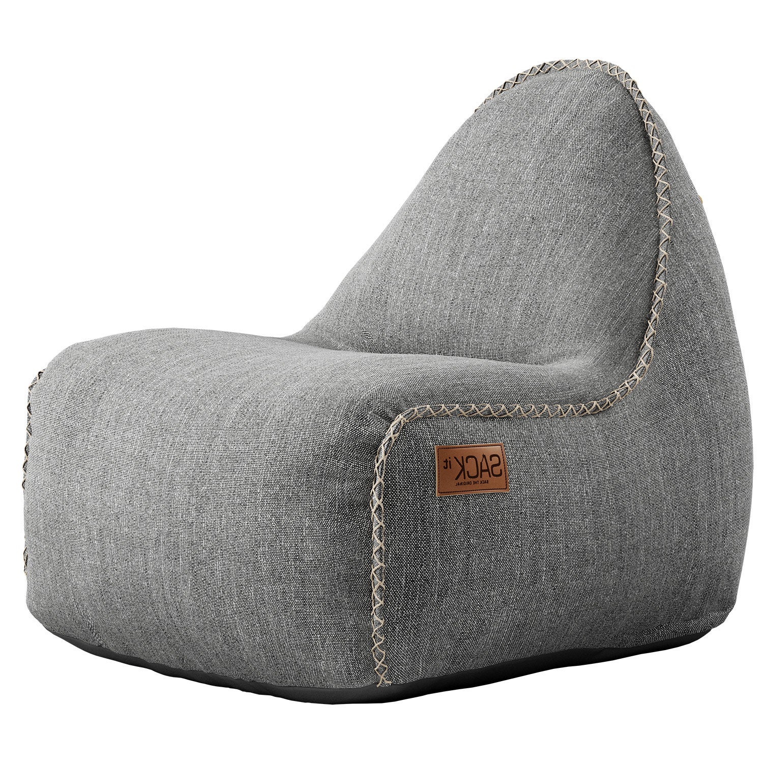 Sackit, Cobana loungefåtölj junior ljusgrå