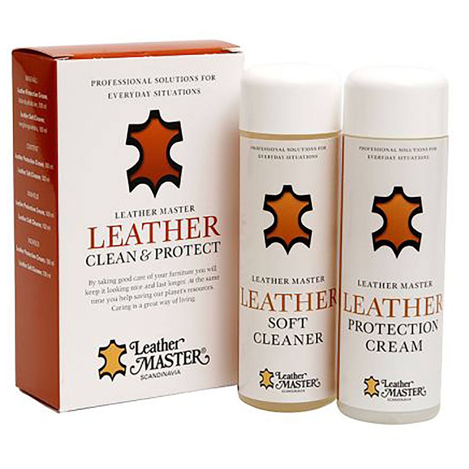 Leather Master Läder rengöring & skydd mini 2 x 100 ml