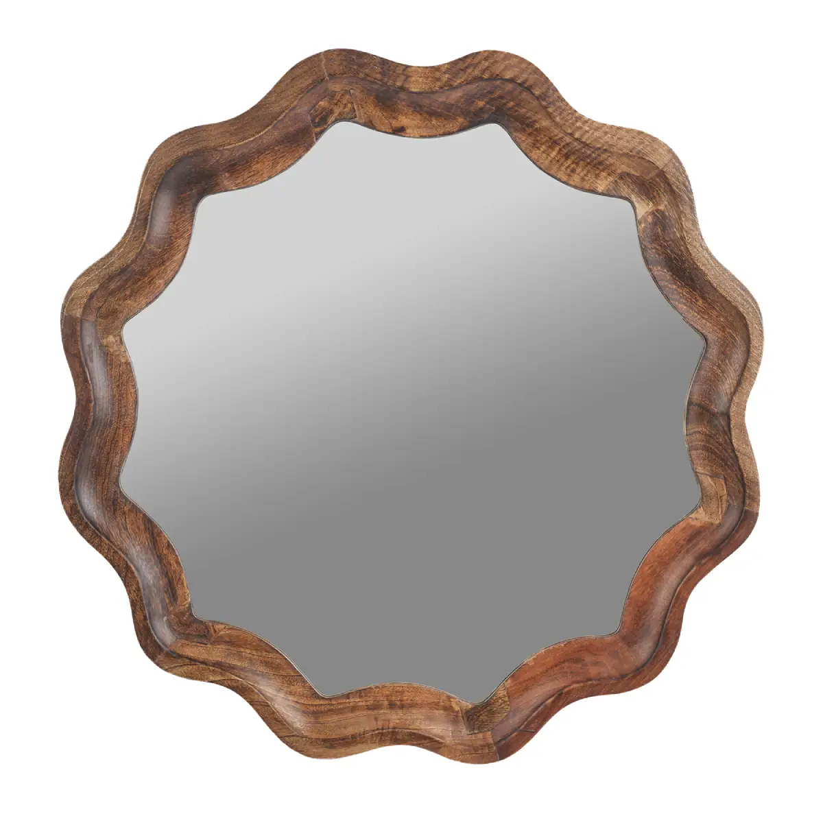 CARVE Spegel natur Ø76 cm