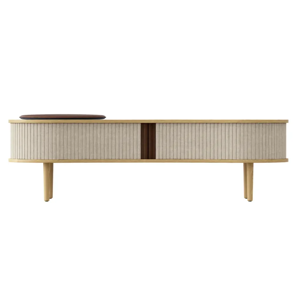 Audacious TV-bänk Ek/White Sands