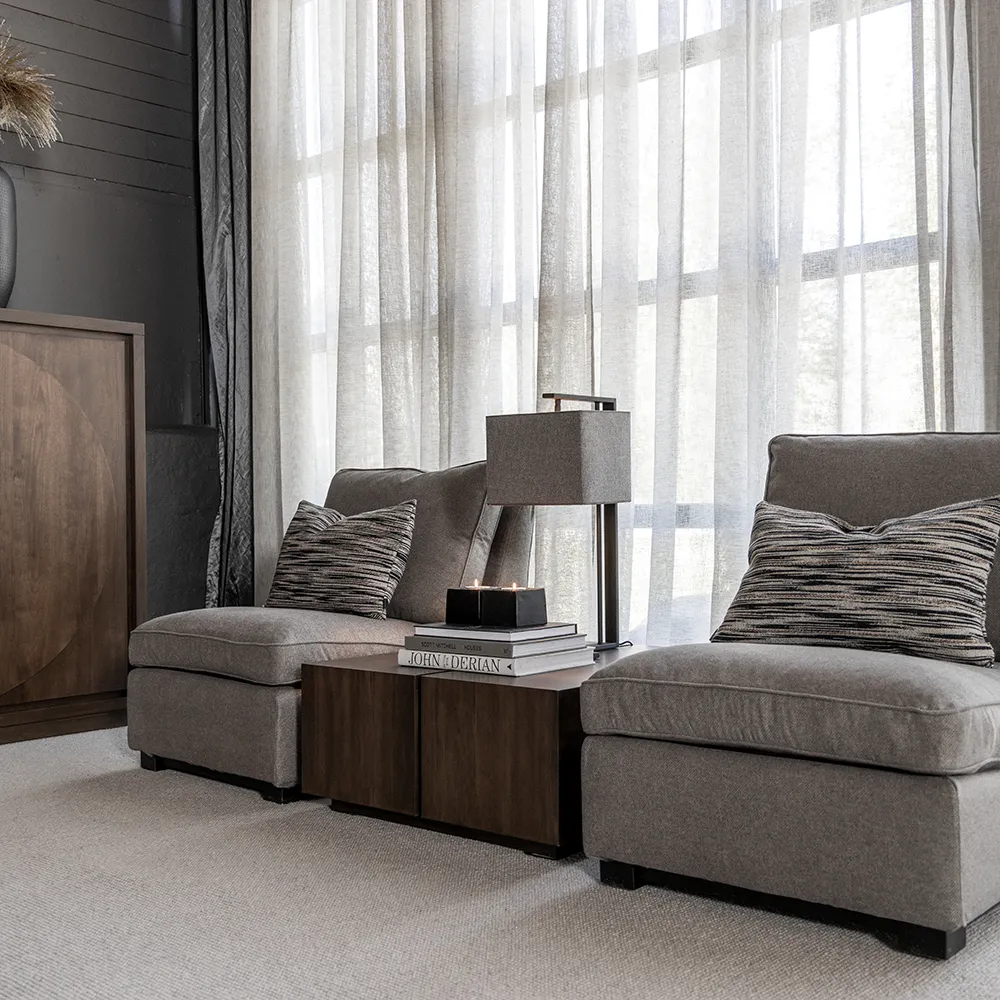 Maddox soffbord 80x80 cm brun