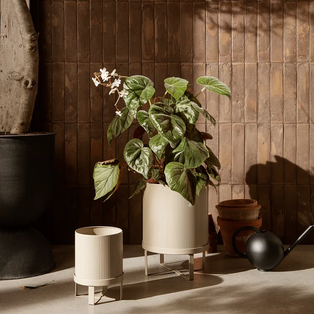 Alternativ bild 1 för ferm LIVING Bau kruka small Ø18 cm Cashmere