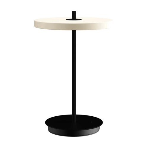 Asteria Move Portabel lampa Pearl White/Black Stem