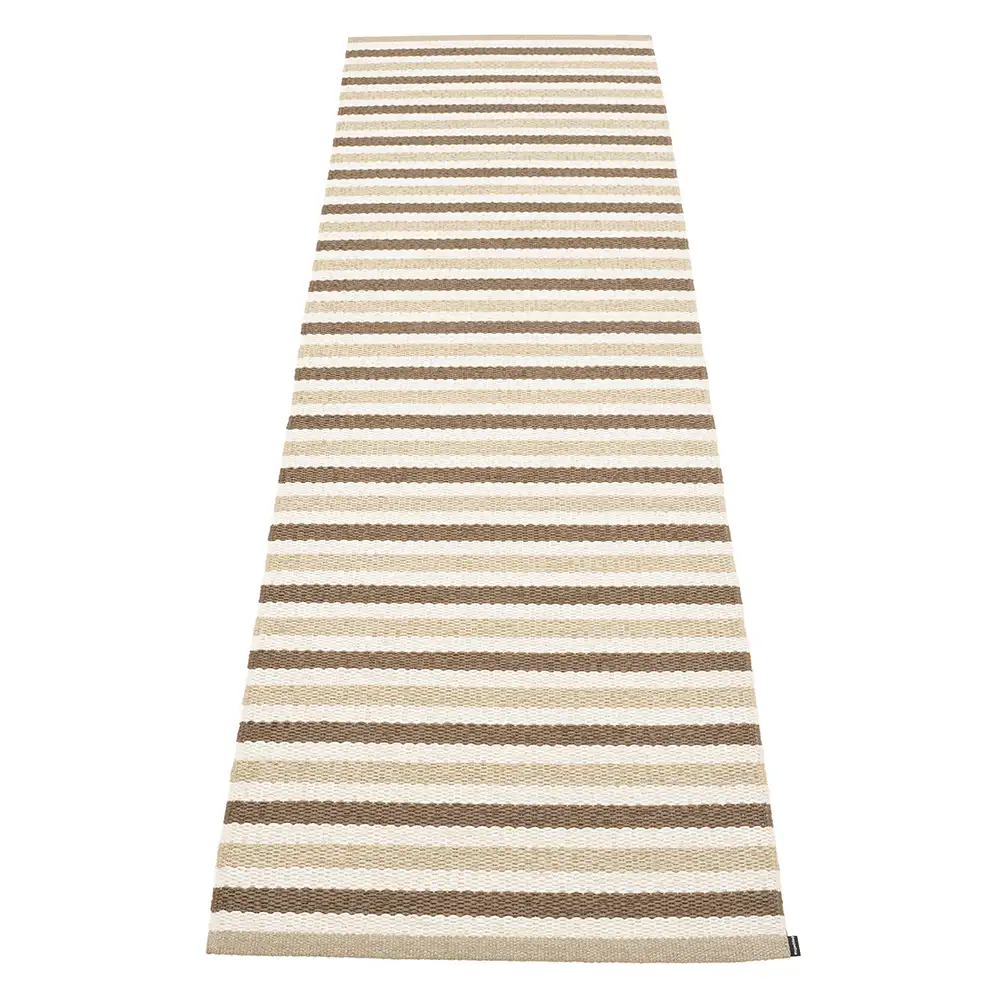 Produktfoto för Pappelina Teo matta 70 cm x 240 cm, brown/beige/vanilla