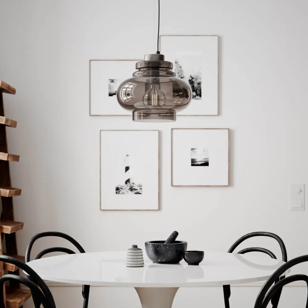 Alternativ bild 1 för By Rydéns - Dolores Taklampa Ø30 Grey By Rydéns