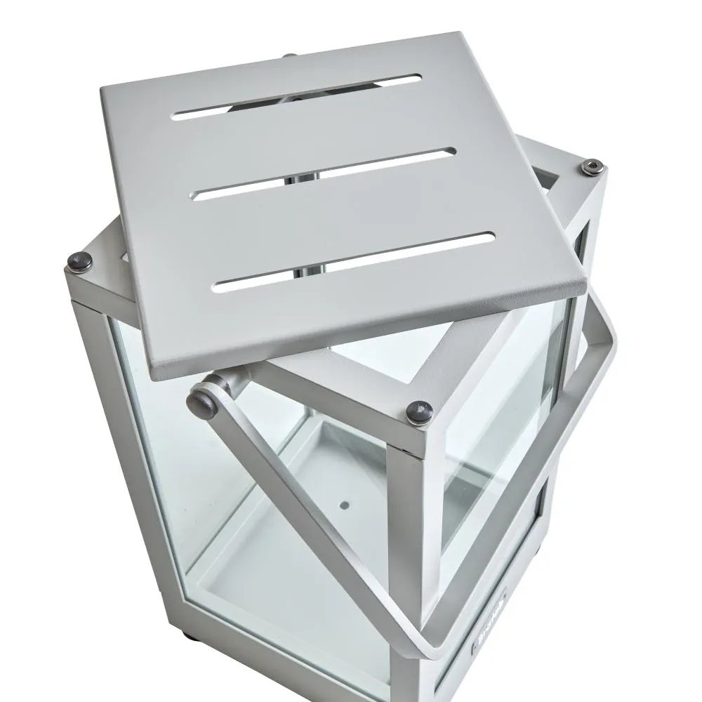 Belfort ljuslykta liten Ljusgrå