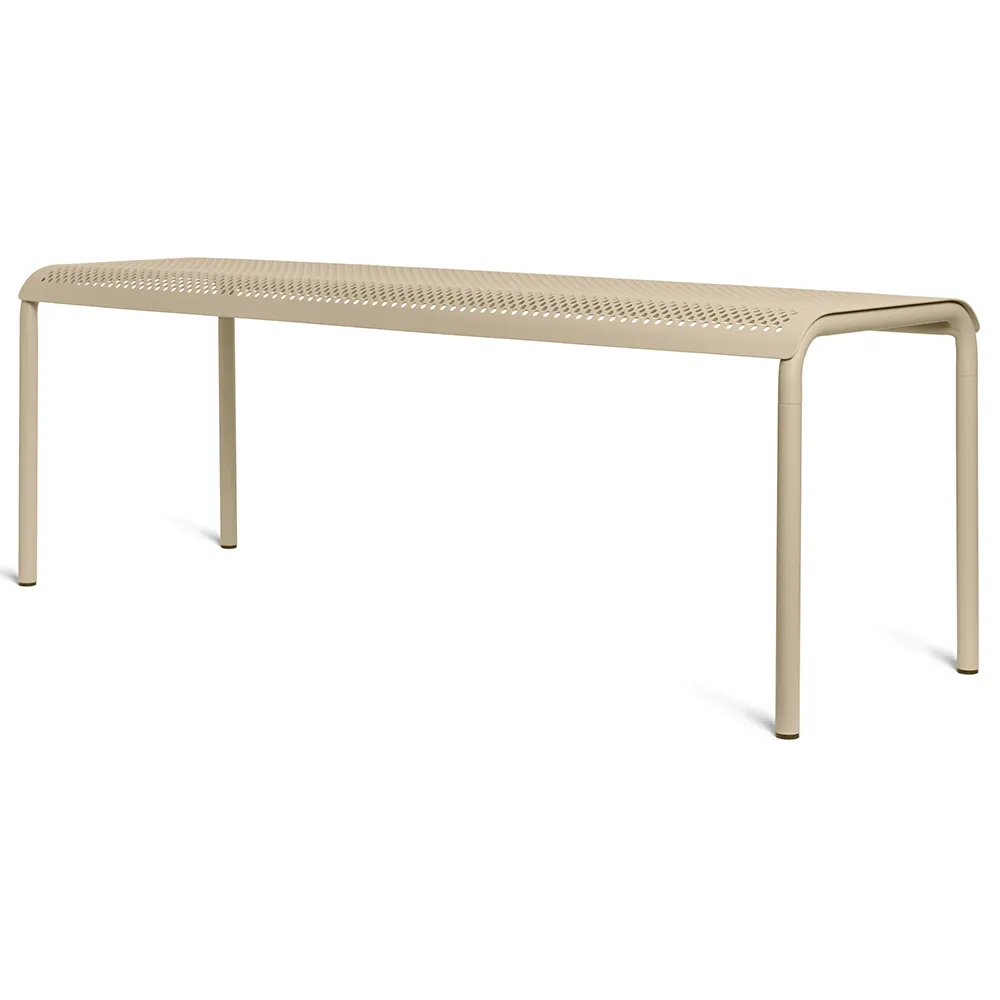 Produktfoto för Ferm Living - Dapple Bench - Trädgårdsbänk - Cashmere - W130 x D39.8 x H45 CM