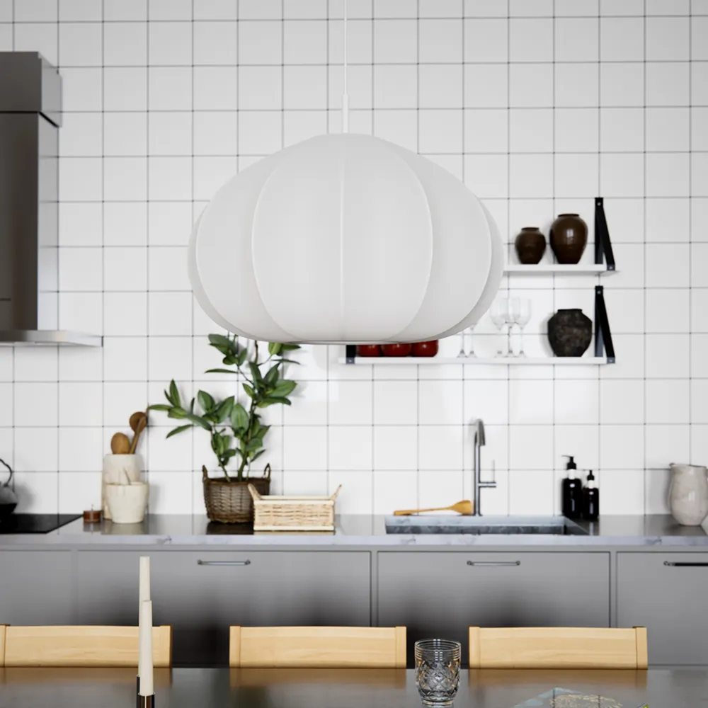 Alternativ bild 1 för by Rydéns, Ebba taklampa Ø60cm vit