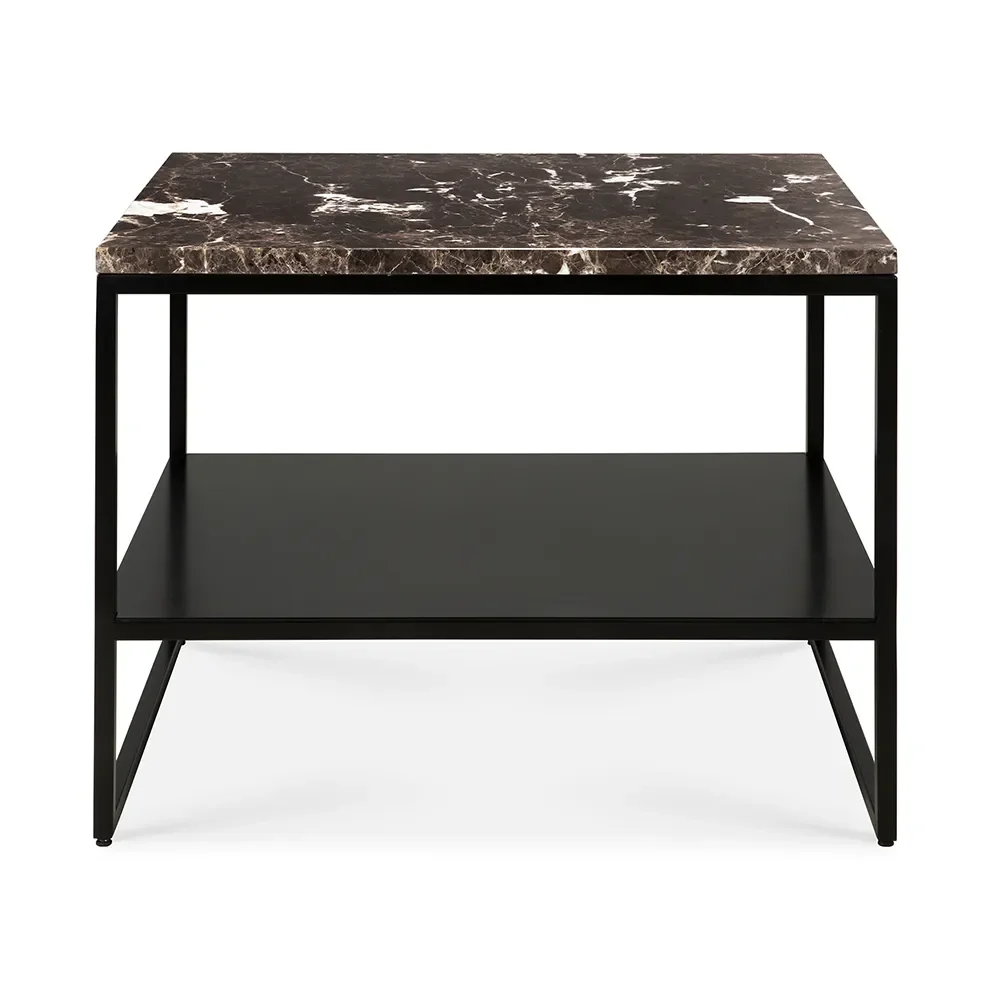 ethnicraft, stone sidobord dark emperador