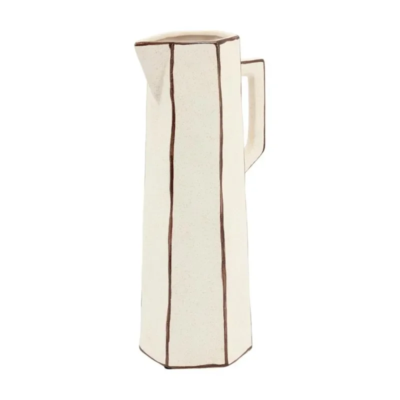 Facet 2 18x13,5x39,5 cm Lergods Off white