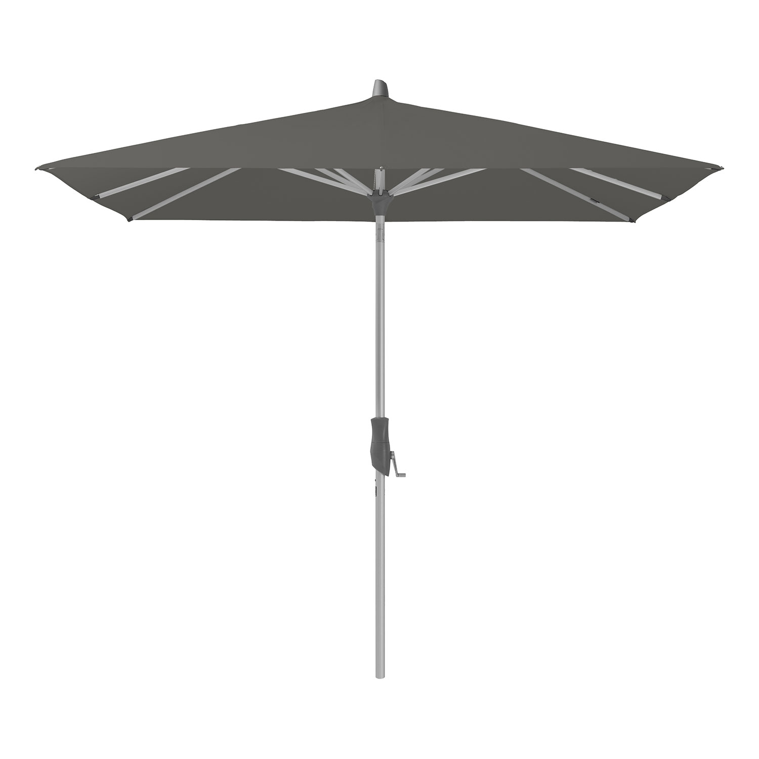 Alu-twist parasoll 250×200 cm kat.5 502 thunder Glatz