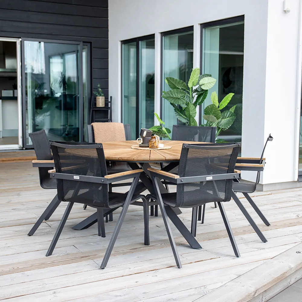 Mexico Matstol Svart 6-pack