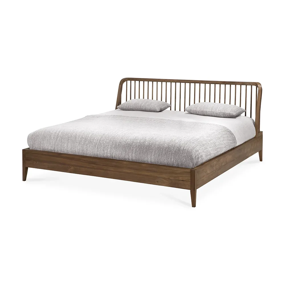 ethnicraft, spindle sängram 180x200 teak