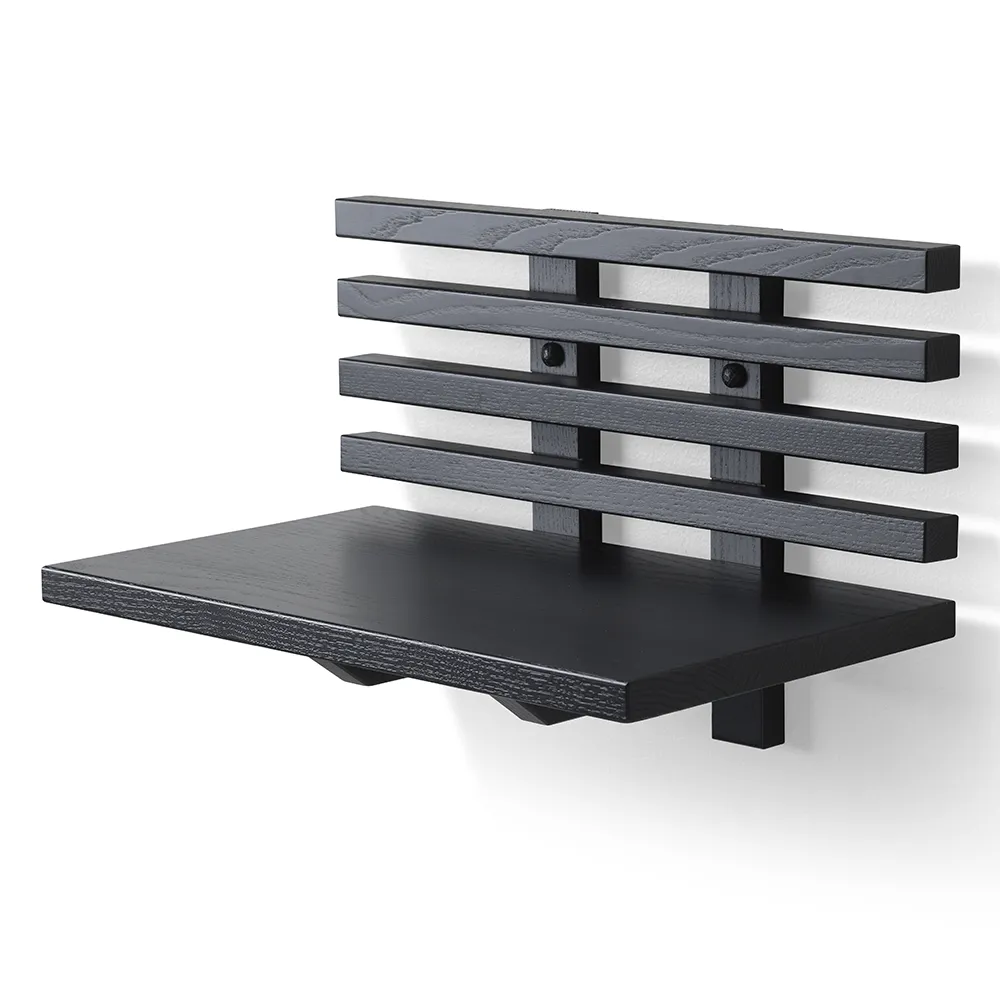 Zece Sängbord Svartbetsad Ask