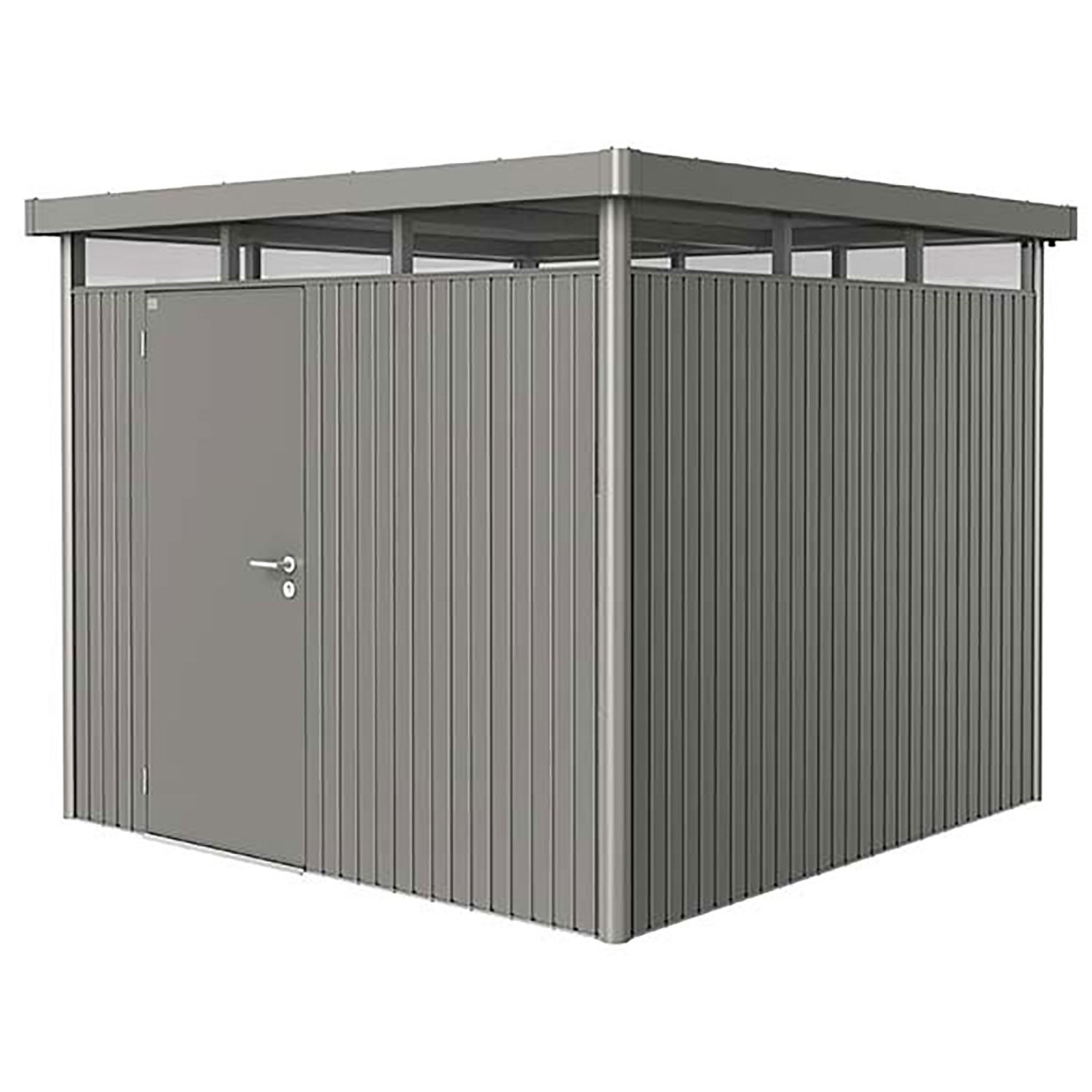 Biohort, Highline Trädgårdsskjul storlek h4 metallic kvarts-grå Biohort