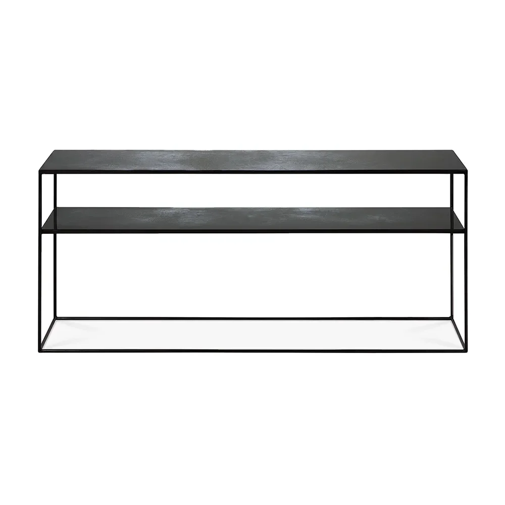 ethnicraft, aged konsollbord charcoal 36x160 cm