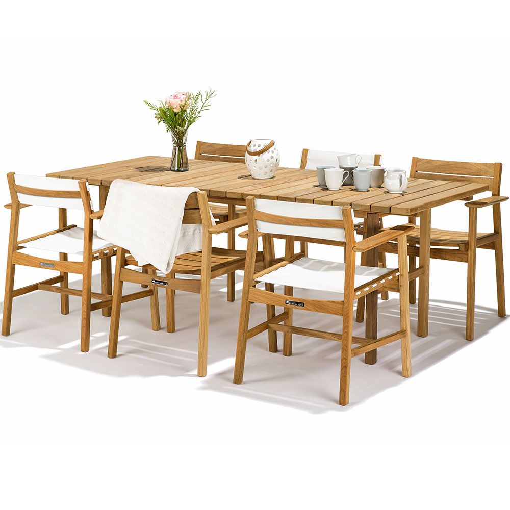 Djurö Matbord 85 X 200 Cm Teak 