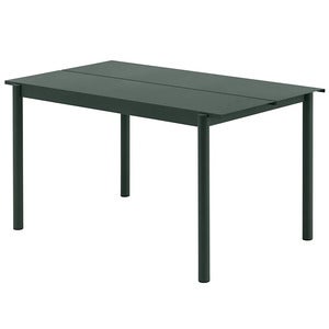 Linear Steel Matbord 140X75 cm Dark Green 