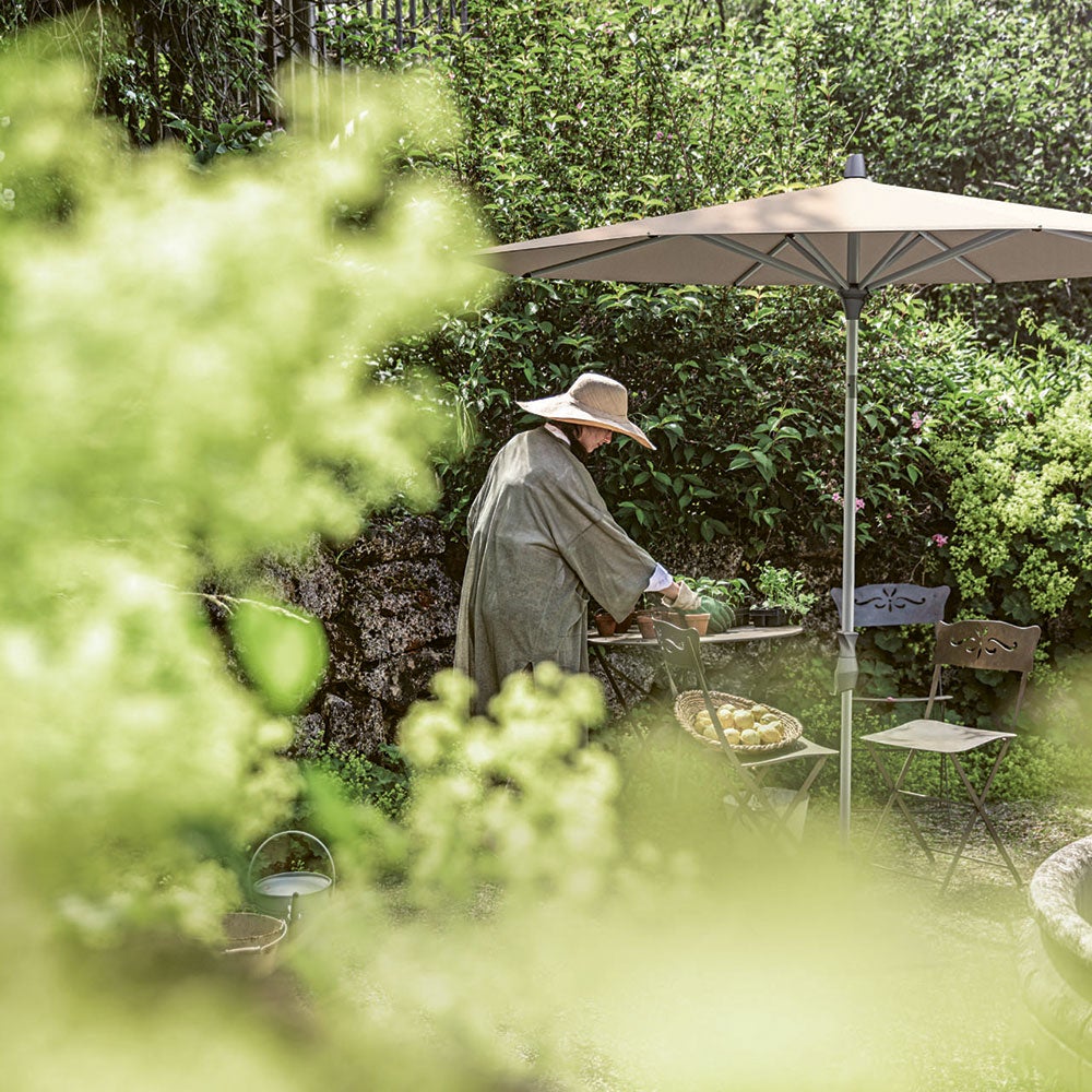 Alu-twist parasoll 210x150 cm kat.4 403 carmine 