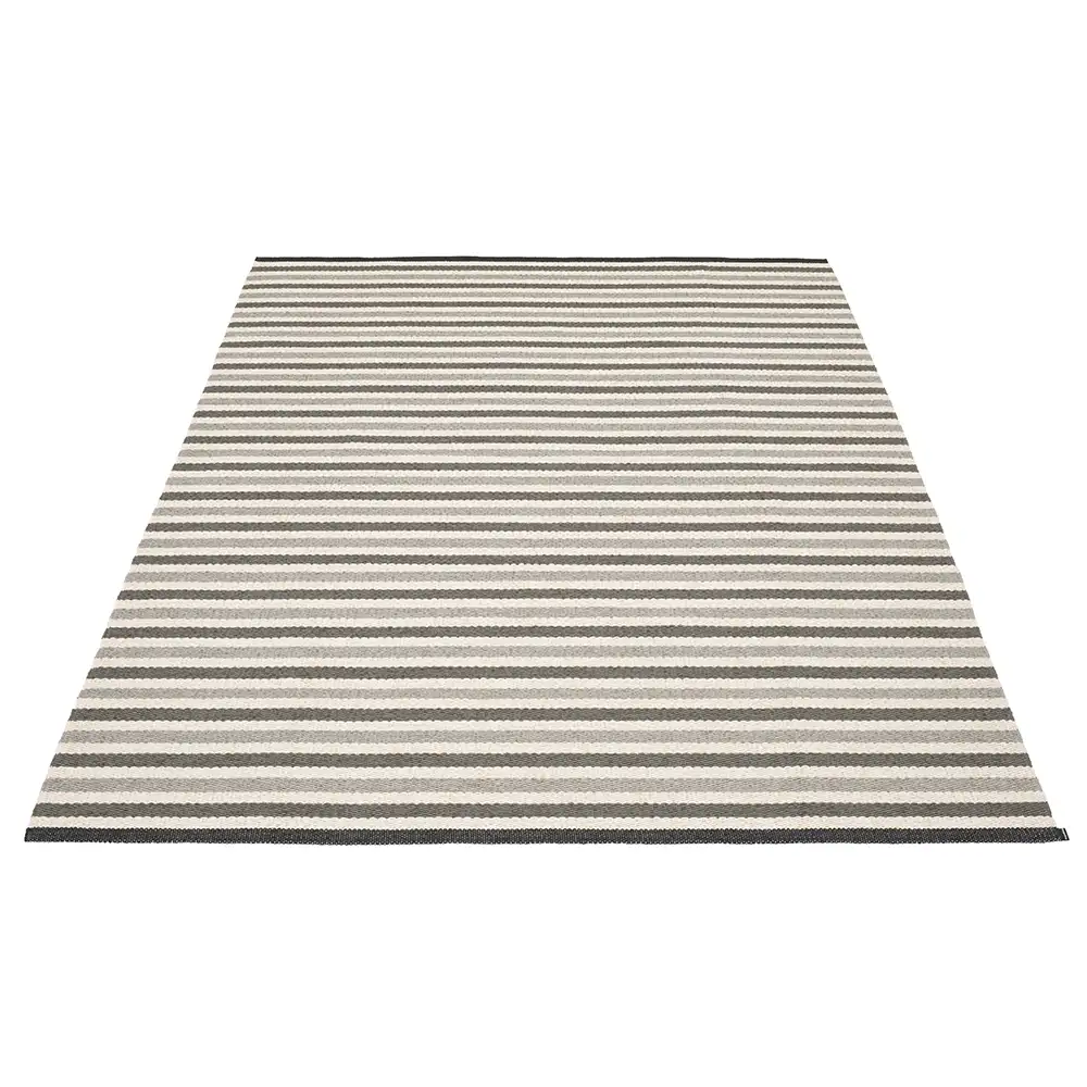 Pappelina Teo matta 230×320 cm Warm Grey/Charcoal/Vanilla