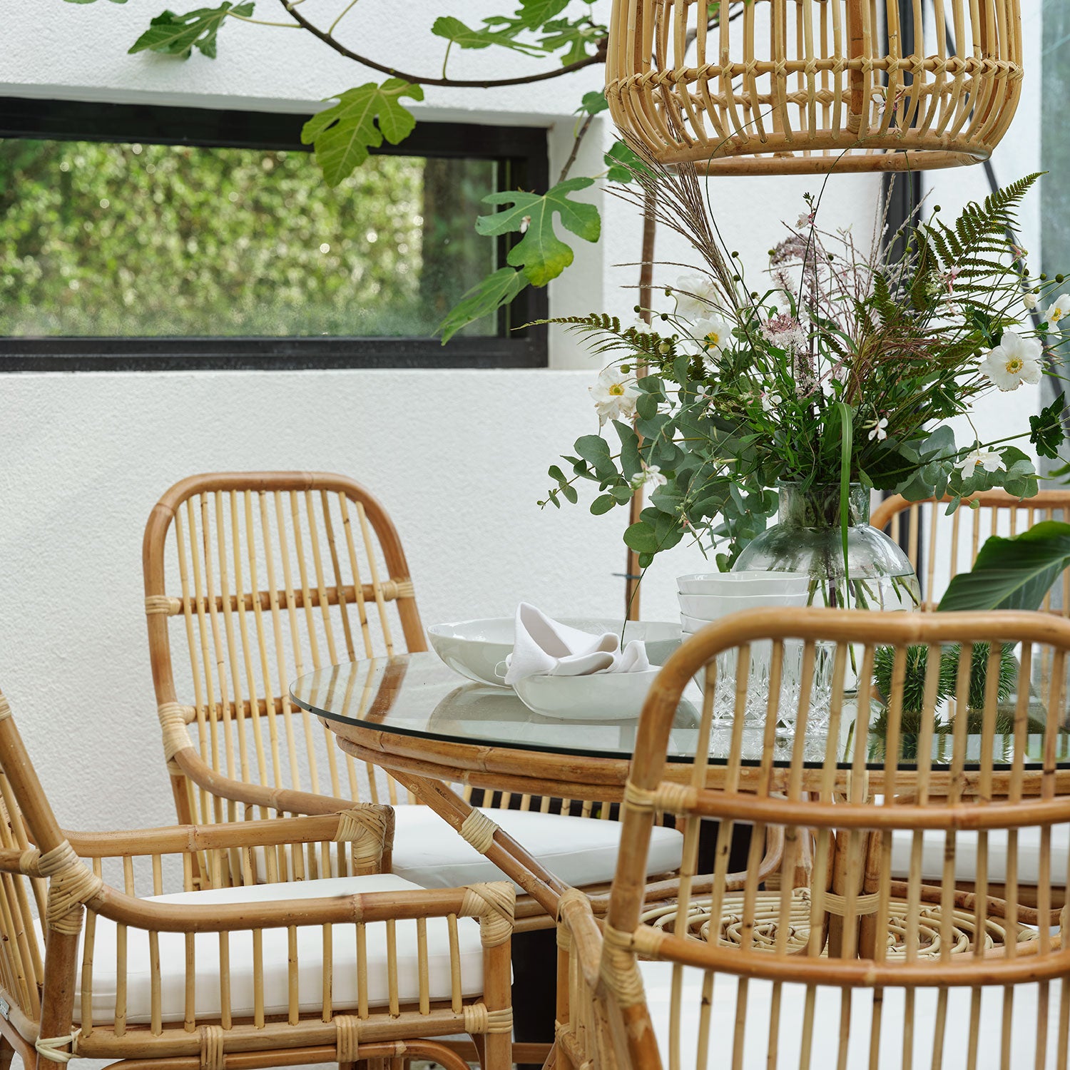 Vallda matbord 120 cm natur 