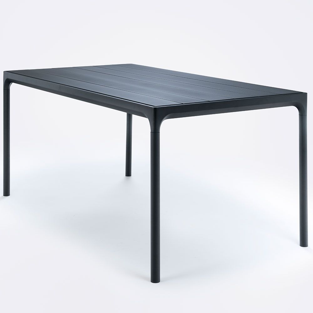 Houe Four matbord 160×90 cm svart aluminium