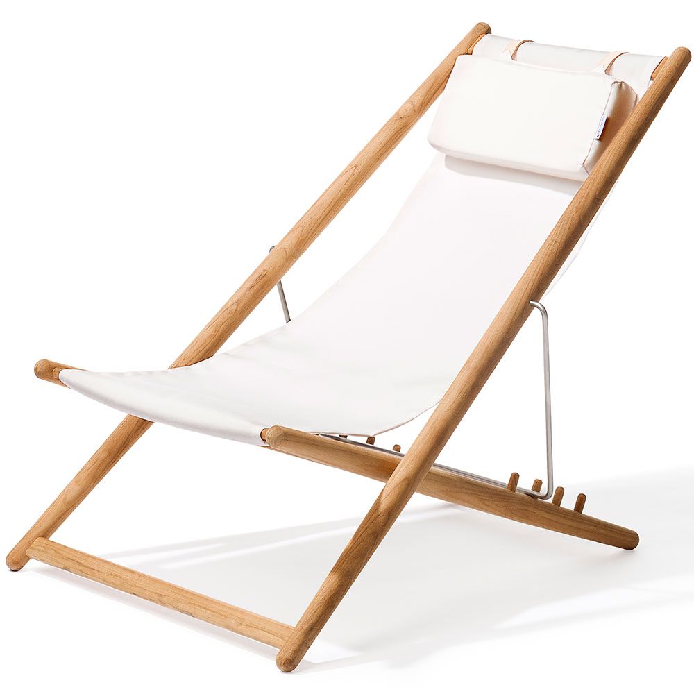 Skargaarden, H55 Vilstol Teak Vitt