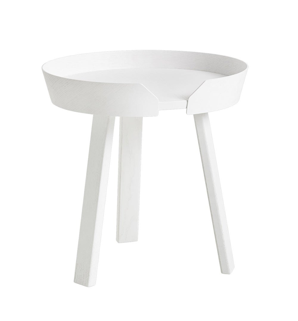 muuto, around soffbord ø45 cm- white