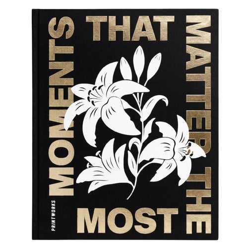 Fotoalbum - Moments that Matters the Most Black