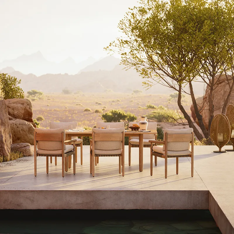 TIBBO karmstol BPR teak 0205 vulcano matte 0122