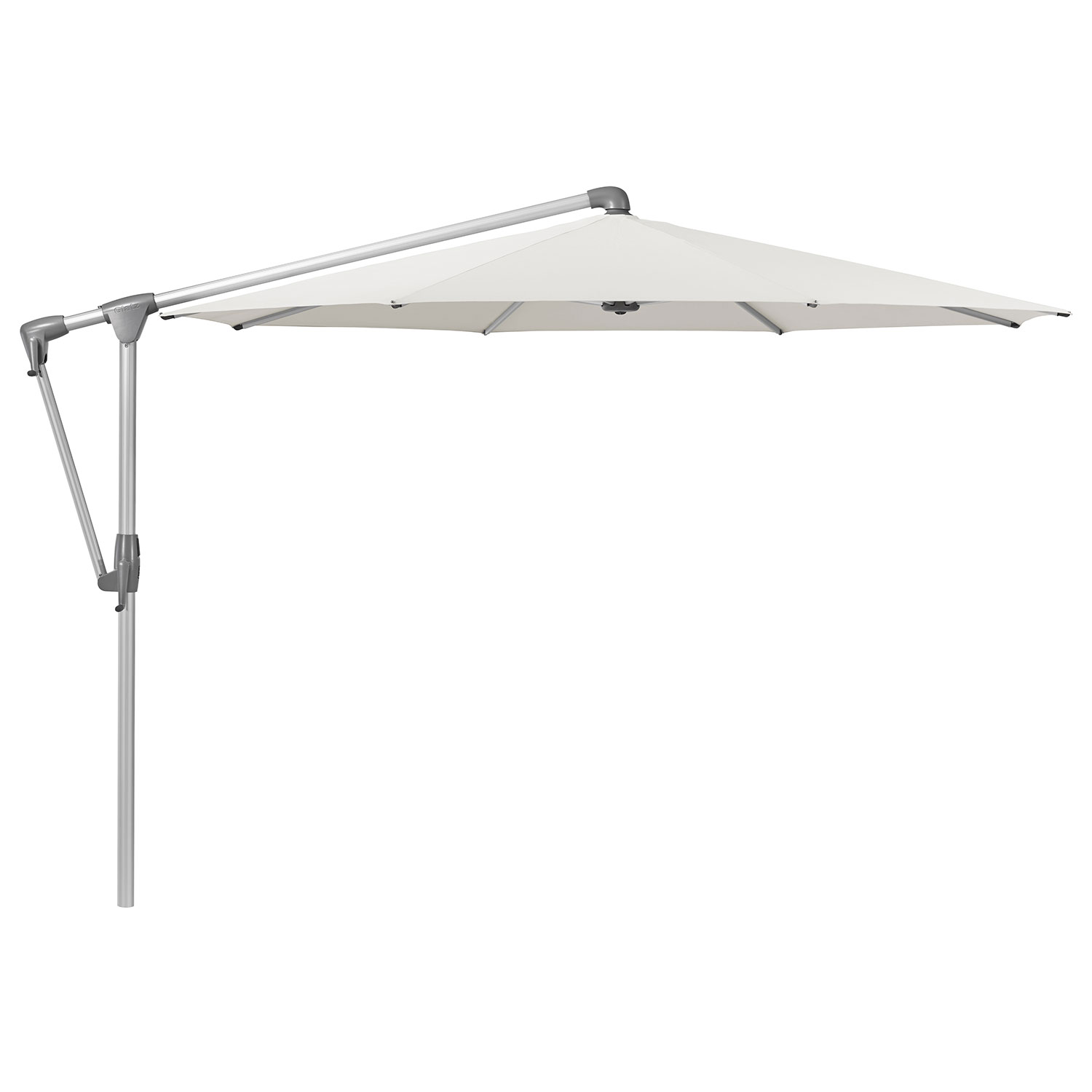 Sunwing Casa frihängande parasoll 300 cm kat.5 anodizerad alu / 500 plaster Glatz