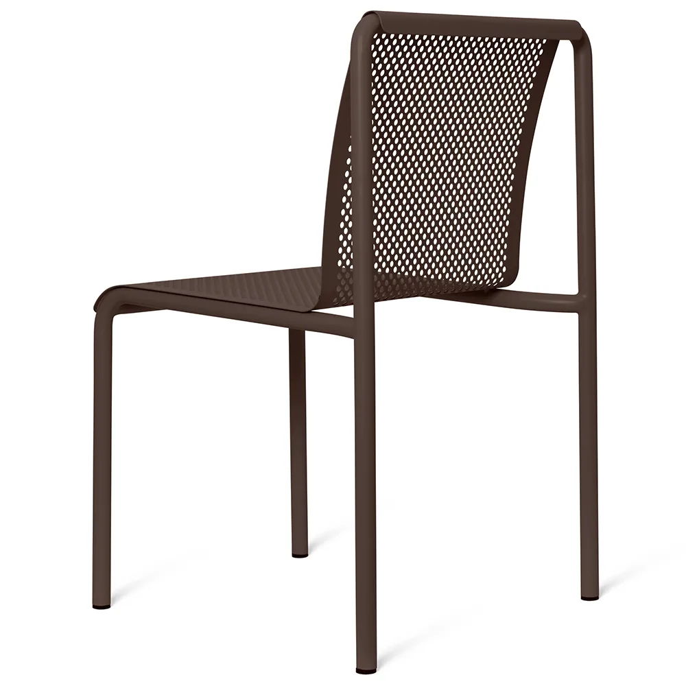 Alternativ bild 1 för Ferm Living - Dapple Chair - Trädgårdsstol - Dark Chocolate - W49 x D53.5 x H80 CM