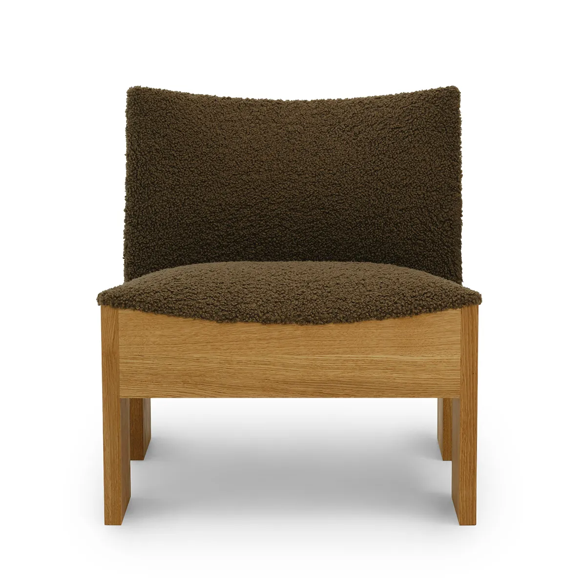 Fåtölj Tenon Natur Ek Mocha
