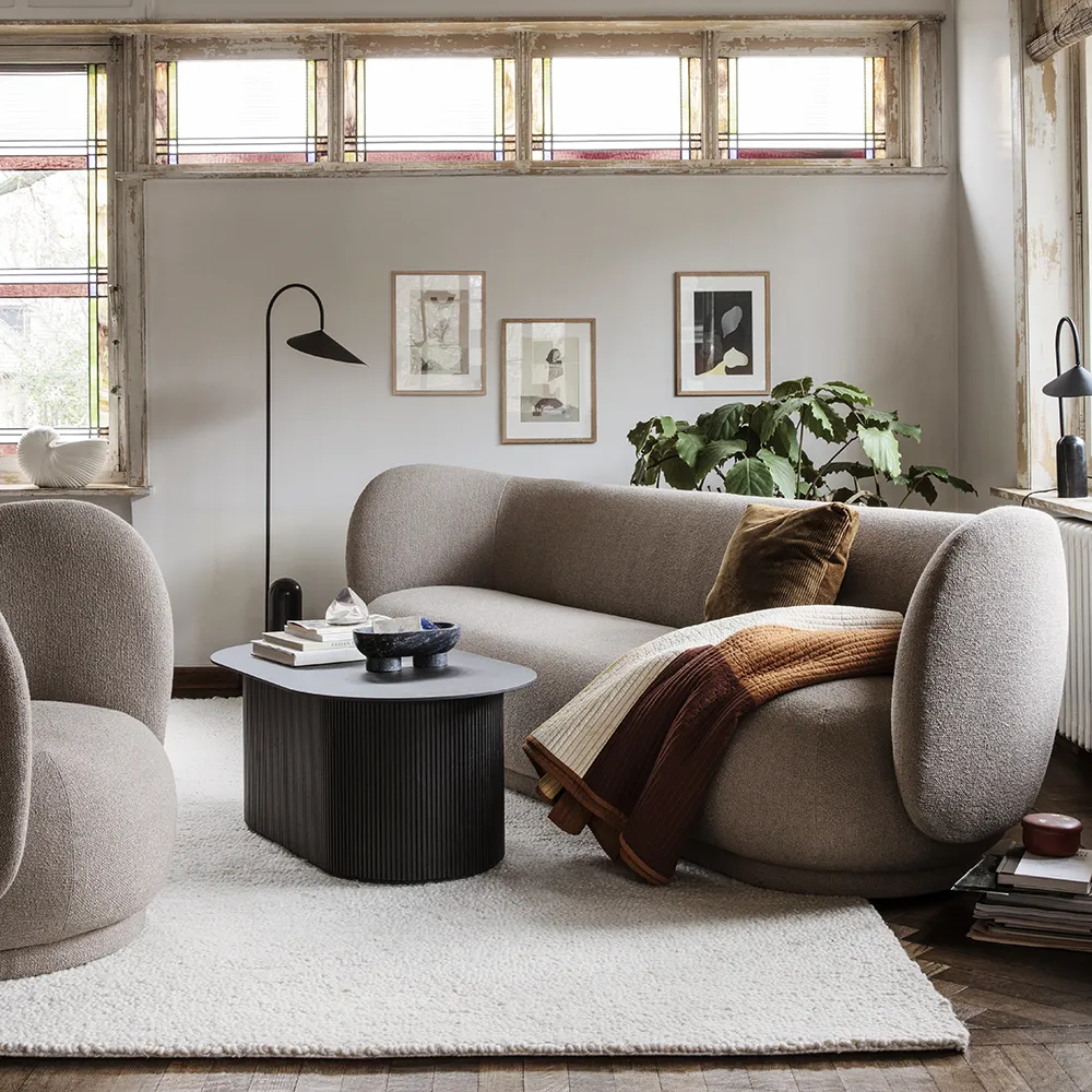 Podia Soffbord med förvaring - Black