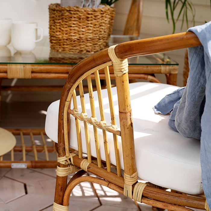 Astrakan 2-sitssoffa natur/vit 